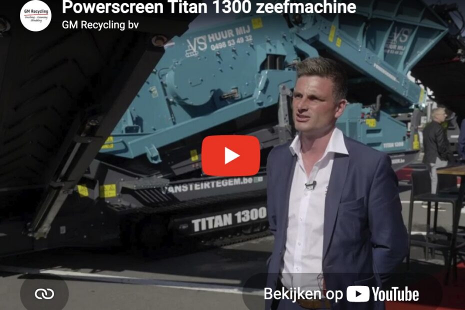 Powerscreen tital 1300 zeefmachine
