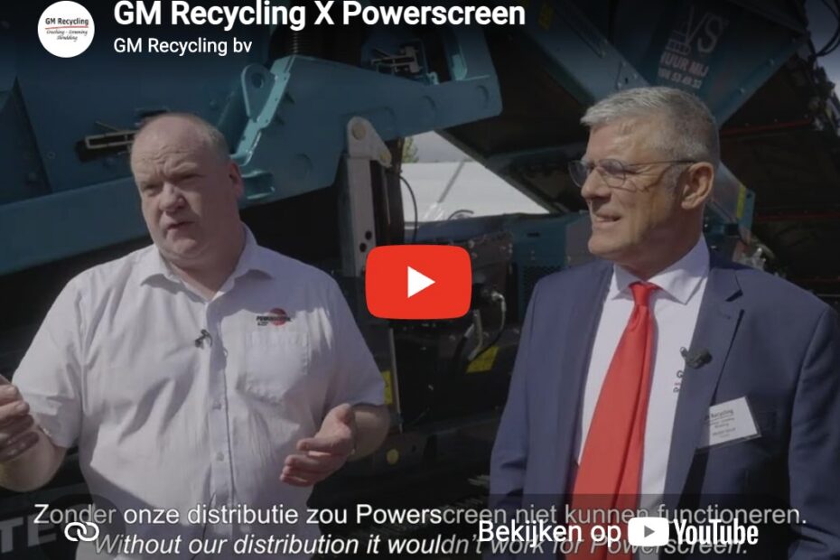 GM recycling x powerscreen